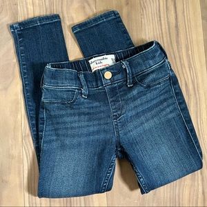 Abercrombie Girls Medium Wash Mid Rise Pull On Jean Leggings - 5/6